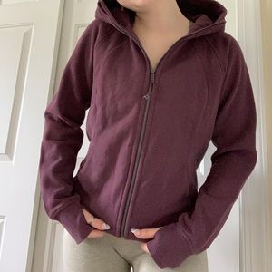 Lululemon Scuba Purple Hoodie Zip Sweatshirt 🤿